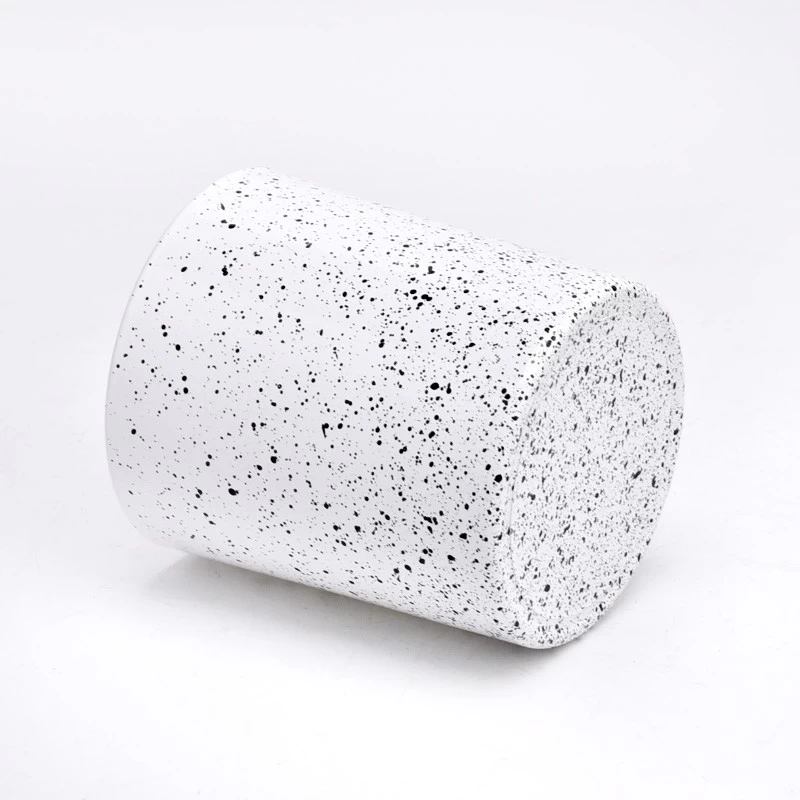 Speckle Glass Candle Jars
