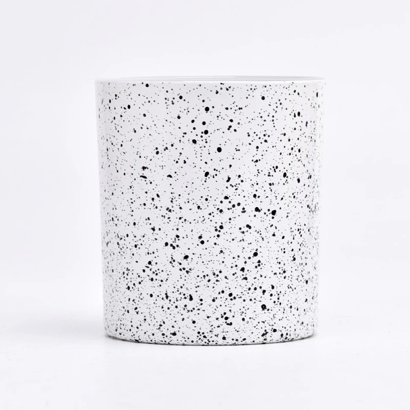 Speckle Glass Candle Jars