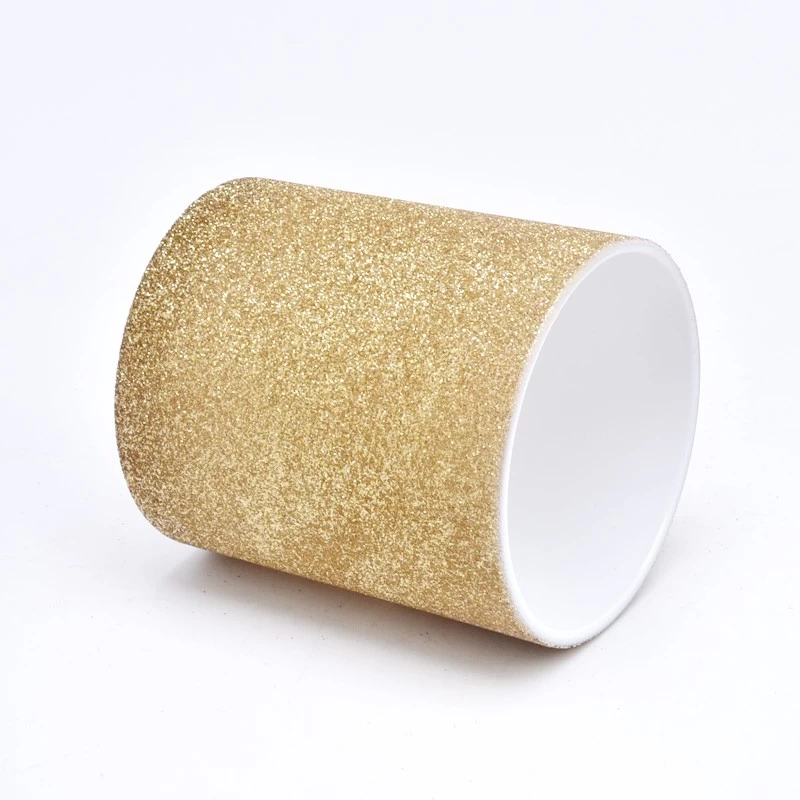 Luxury Golden Glass Candle Jars