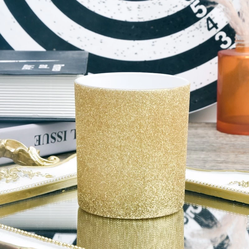Luxury Golden Glass Candle Jars