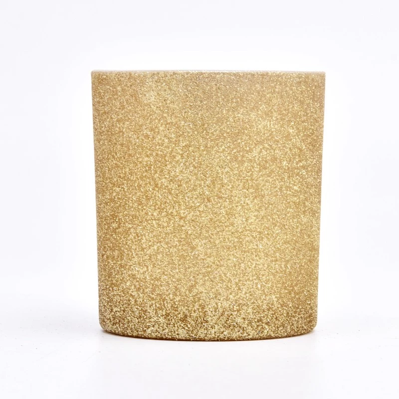 Luxury Golden Glass Candle Jars