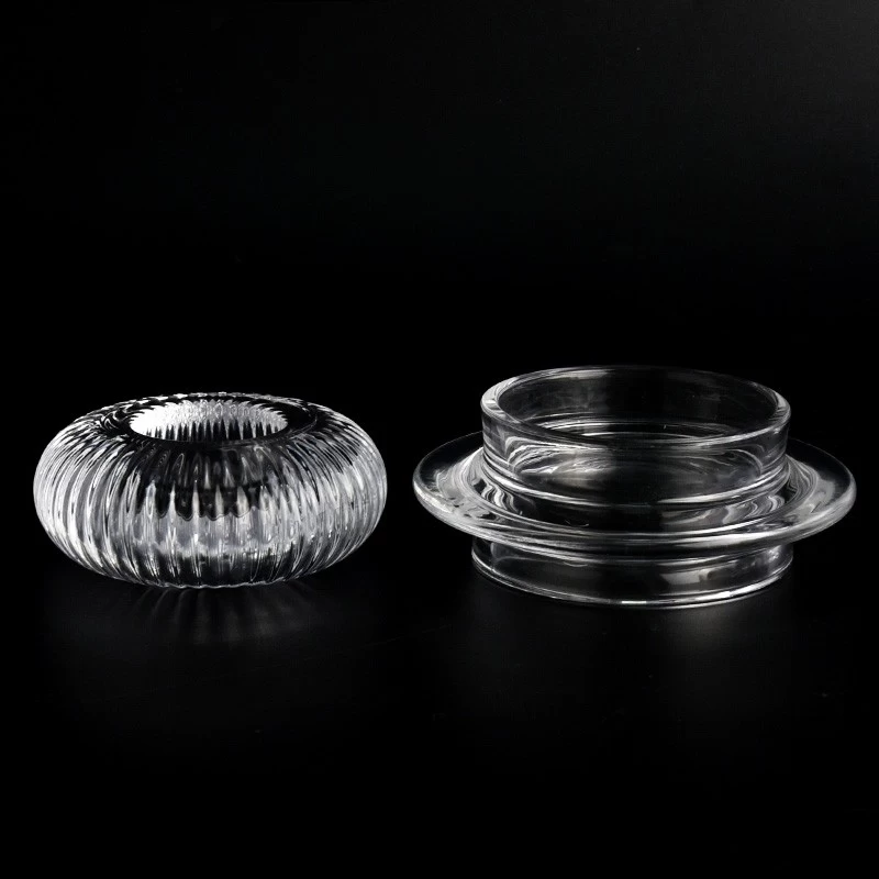 Low MOQ Unique Glass Candle Holders