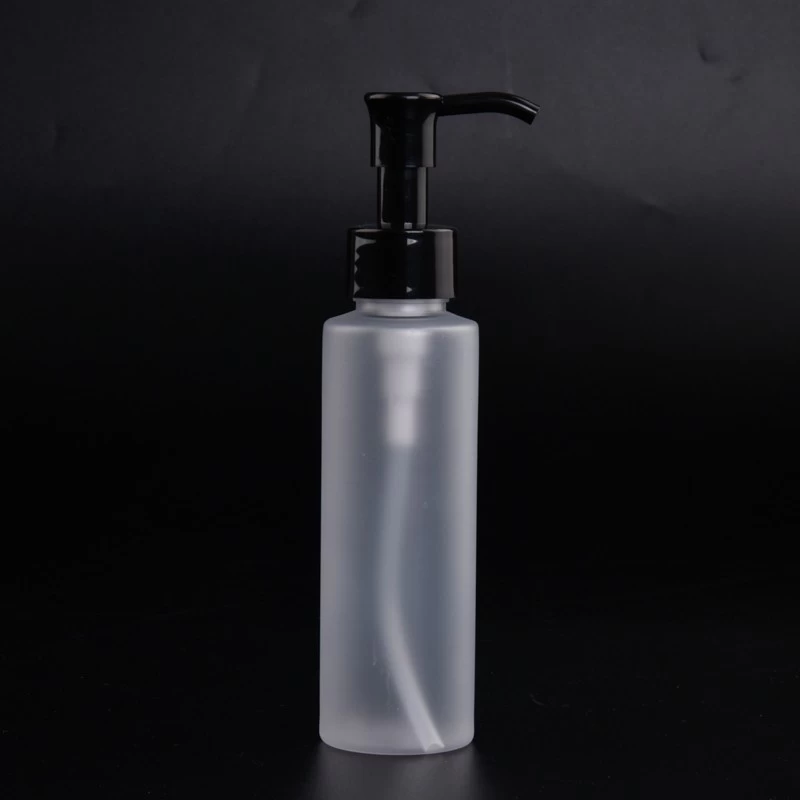 China Wholesale 100ml frost PET bottle with Pump manufacturer