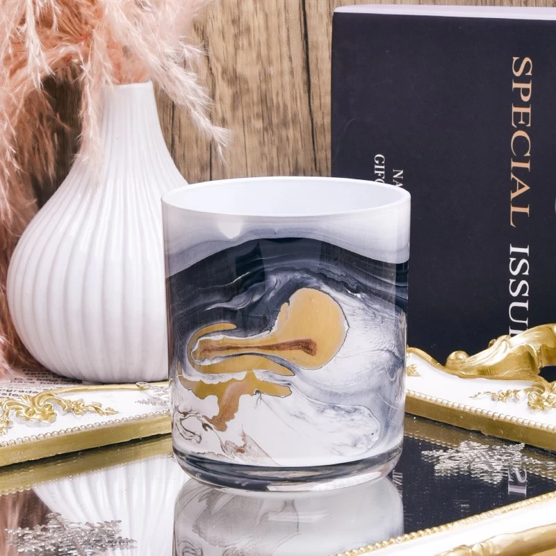 Unique Decorative 11oz Glass Candle Jars
