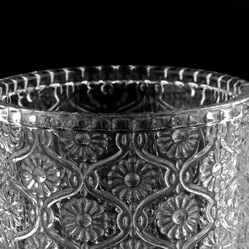 300ml 8oz Glass Candle Vessel with Lids Empty Glass Jars for Candle Making