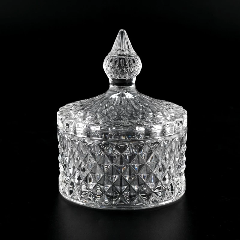 140ml Votive Glass Candle Holder with Lids