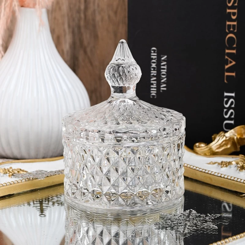 140ml Votive Glass Candle Holder with Lids