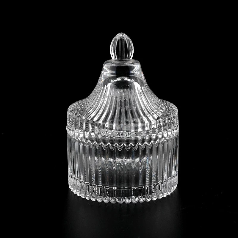 Custom 60ml Mini Votive Glass Candle Holder With Lids