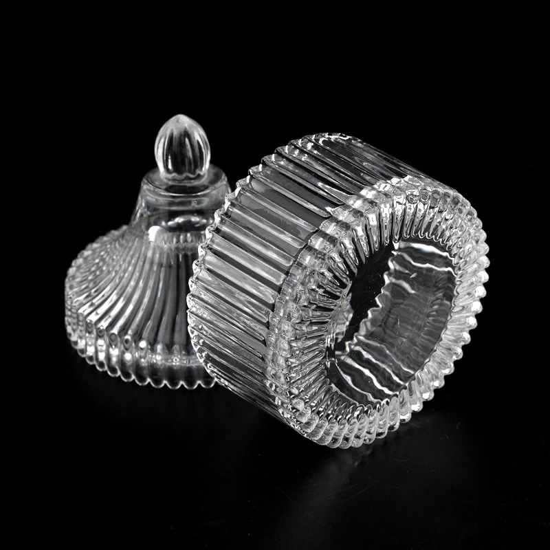 Custom 60ml Mini Votive Glass Candle Holder With Lids