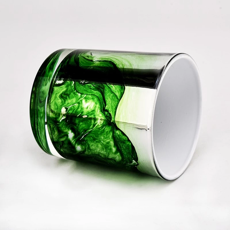 Custom Empty Glass Candle Jar for Candle Making 300ml 8oz Empty Candle Glass
