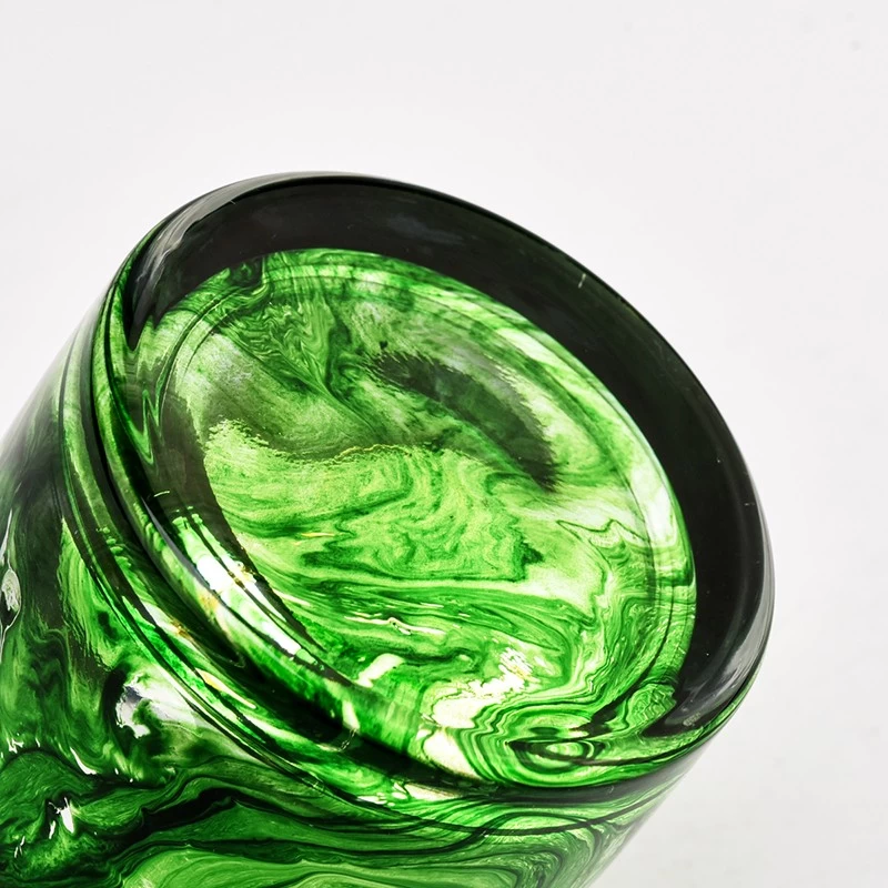 Custom Empty Glass Candle Jar for Candle Making 300ml 8oz Empty Candle Glass