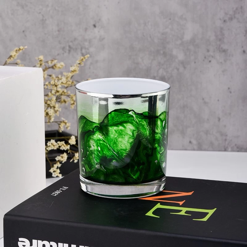 Custom Empty Glass Candle Jar for Candle Making 300ml 8oz Empty Candle Glass