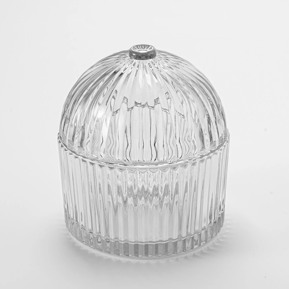 New Arrival Glass Candle Jar With Lids Wholesale
