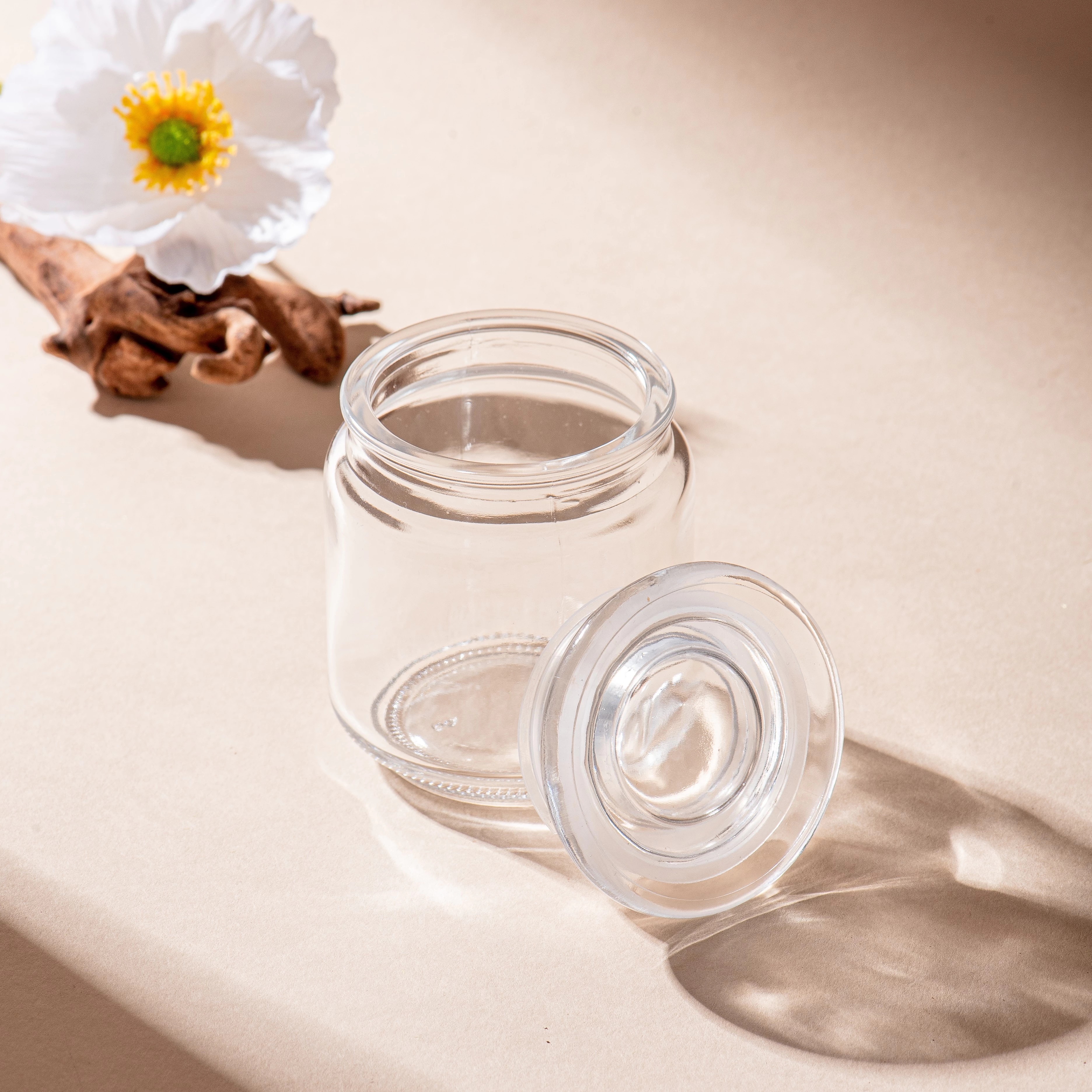 Classic 4oz Glass Container With Lids For Candle Making For Storage