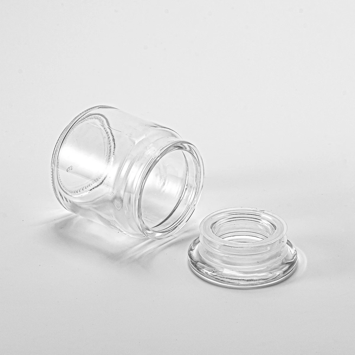 Classic 4oz Glass Container With Lids For Candle Making For Storage