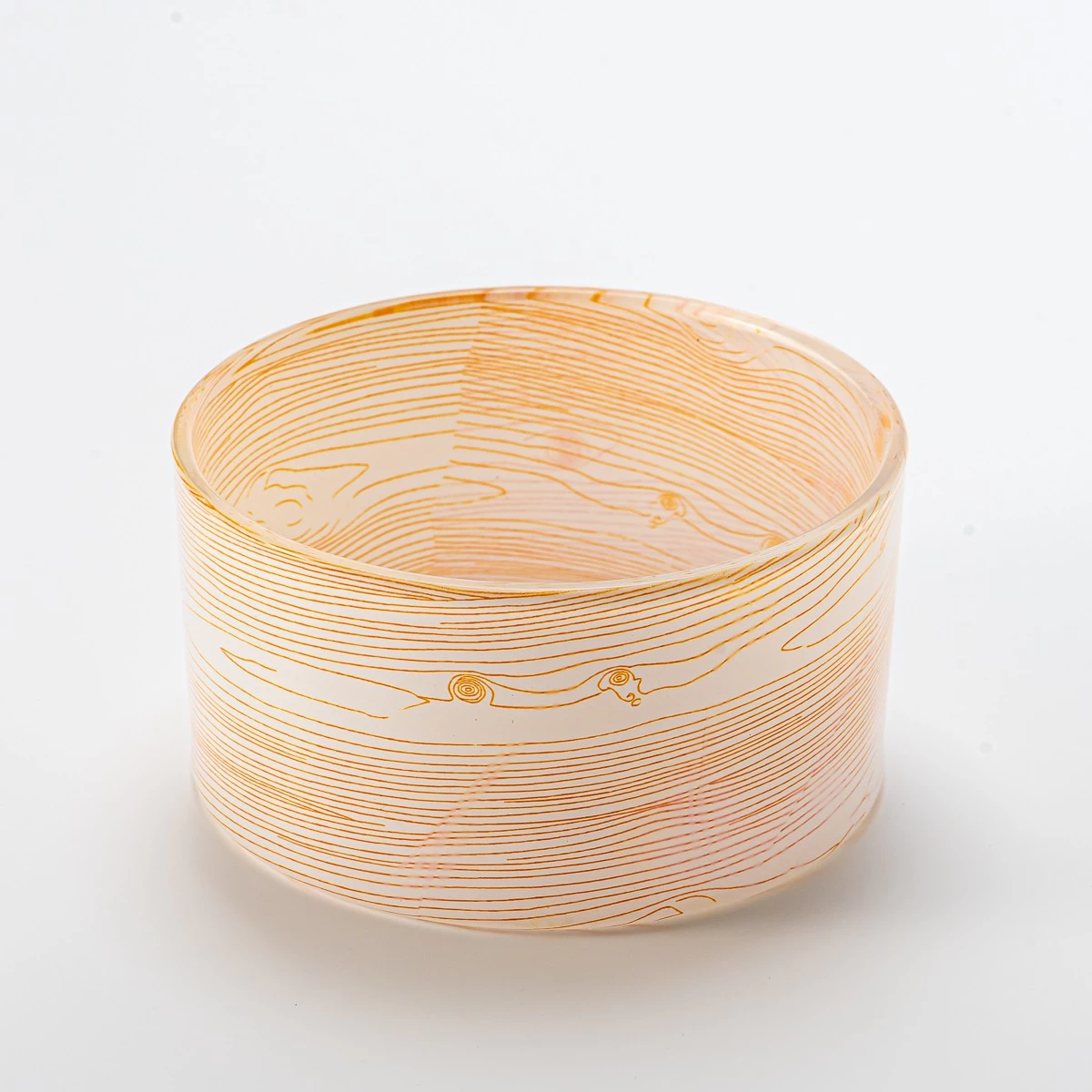 1000ml Jumbo Glass Candle Vessels Home Decoration Three Wicks Glass Candle Jars