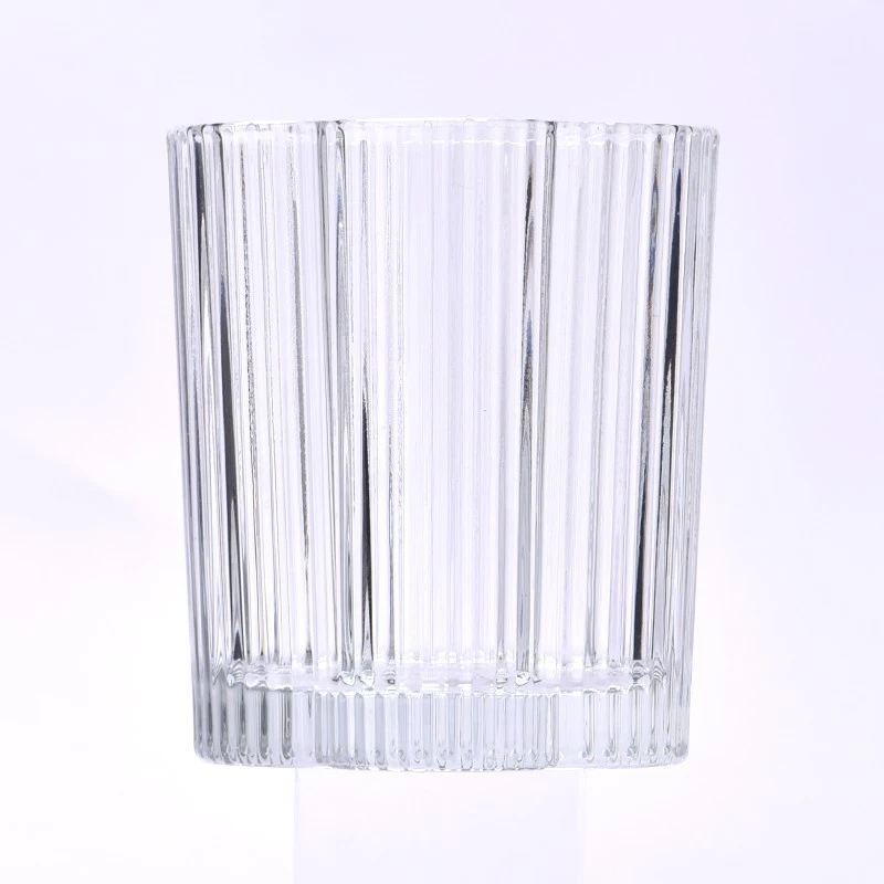 High Quality Flower Shape Candle Vessels For Home Decor Wholesale Glass Candle Jar