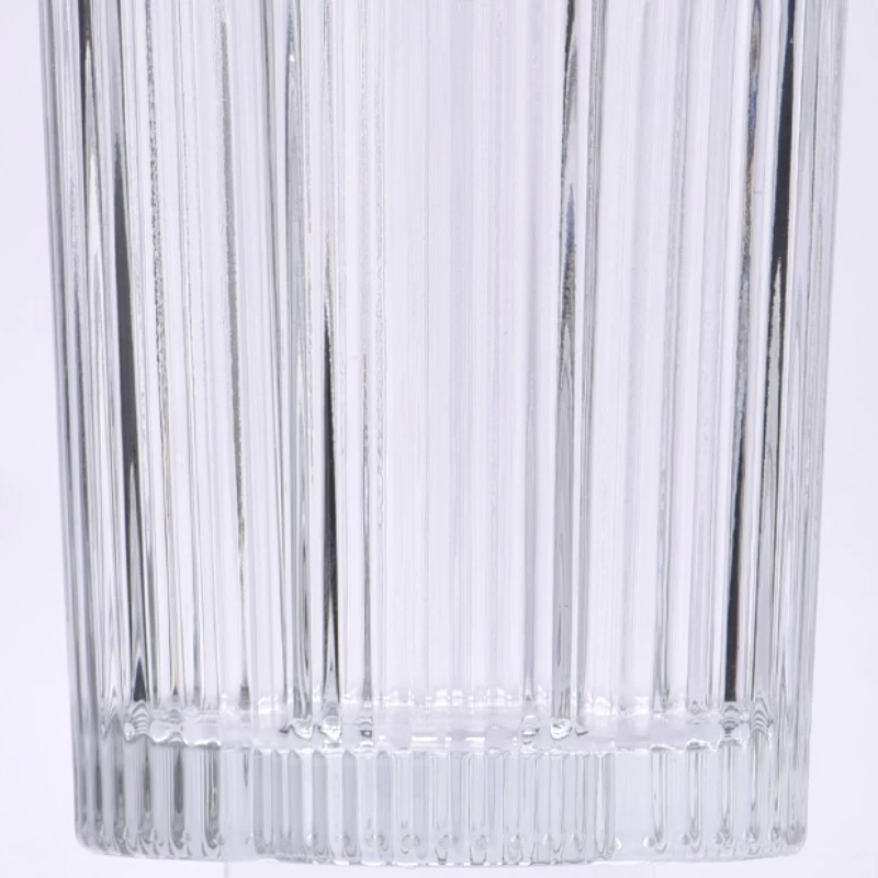 High Quality Flower Shape Candle Vessels For Home Decor Wholesale Glass Candle Jar