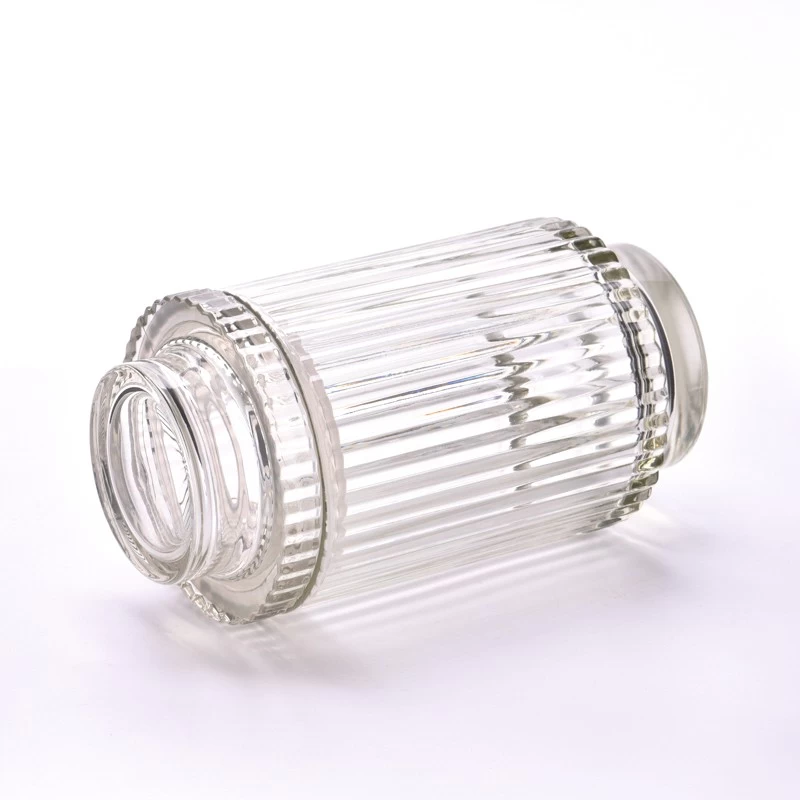 Large Glass Storage Jar With Lid For Food Glass Jar For Candle Making