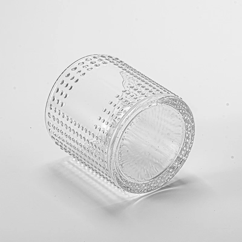 Private Label Spot Glass Candle Jar Custom Color Spot Glass Candle Holders 10oz 11oz 415ml Candle Glass