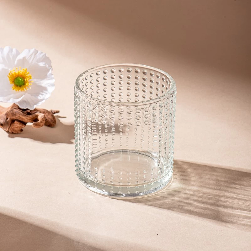 Private Label Spot Glass Candle Jar Custom Color Spot Glass Candle Holders 10oz 11oz 415ml Candle Glass