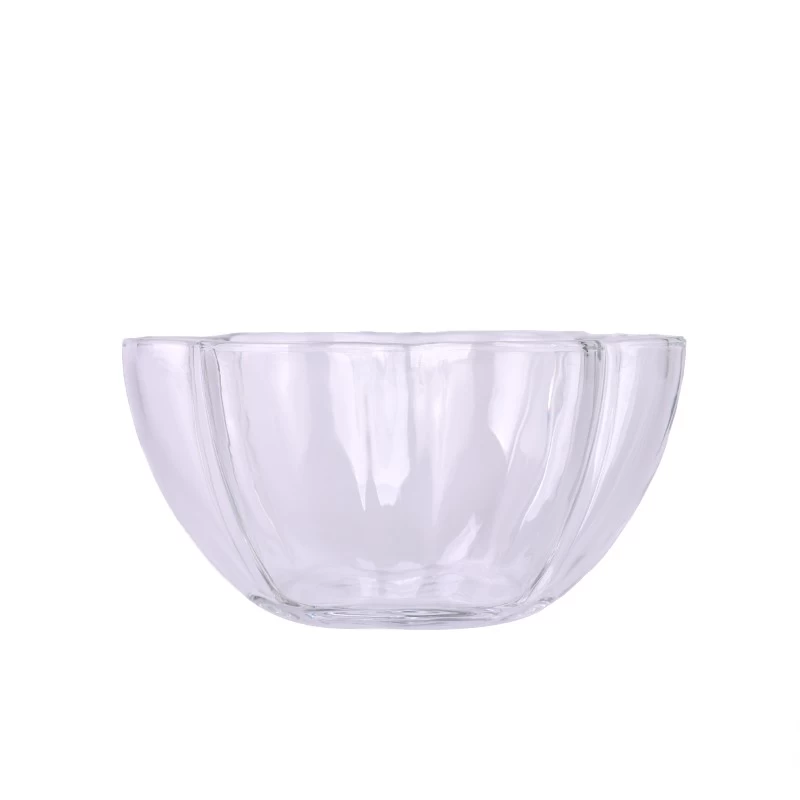 Flower Shaped Glass Candle Vessel Jumbo Glass Candle Vessels