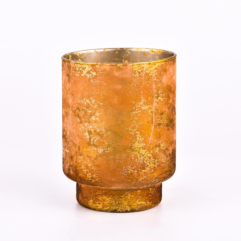 Wholesale Spiral shape machine blowing glass candle jars