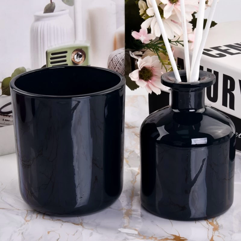 Custom Transparent color Glass Diffuser Bottles Wholesale