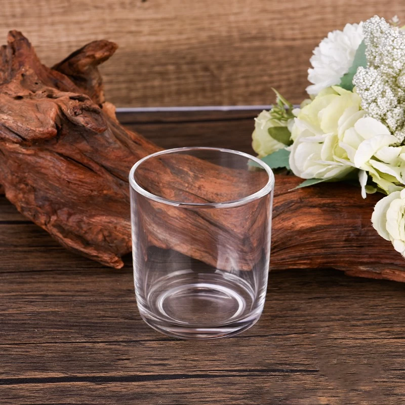 Custom Color Brand Logo 8oz 280ml Glass Candle Holders