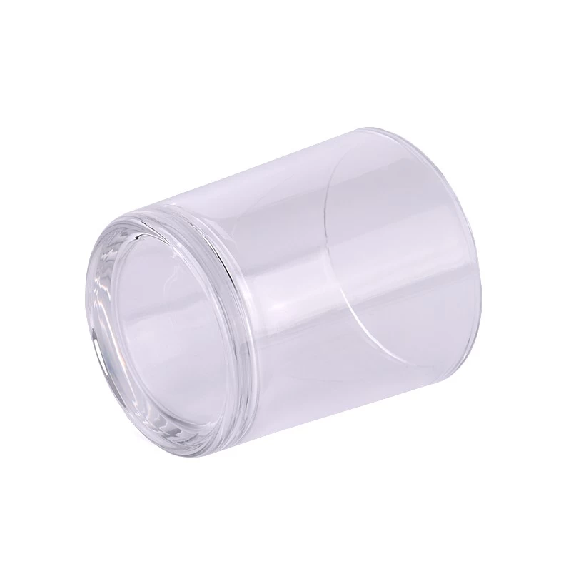 Classic Cylinder Glass Candle Jar Private Label Printing Glass Candle Holders