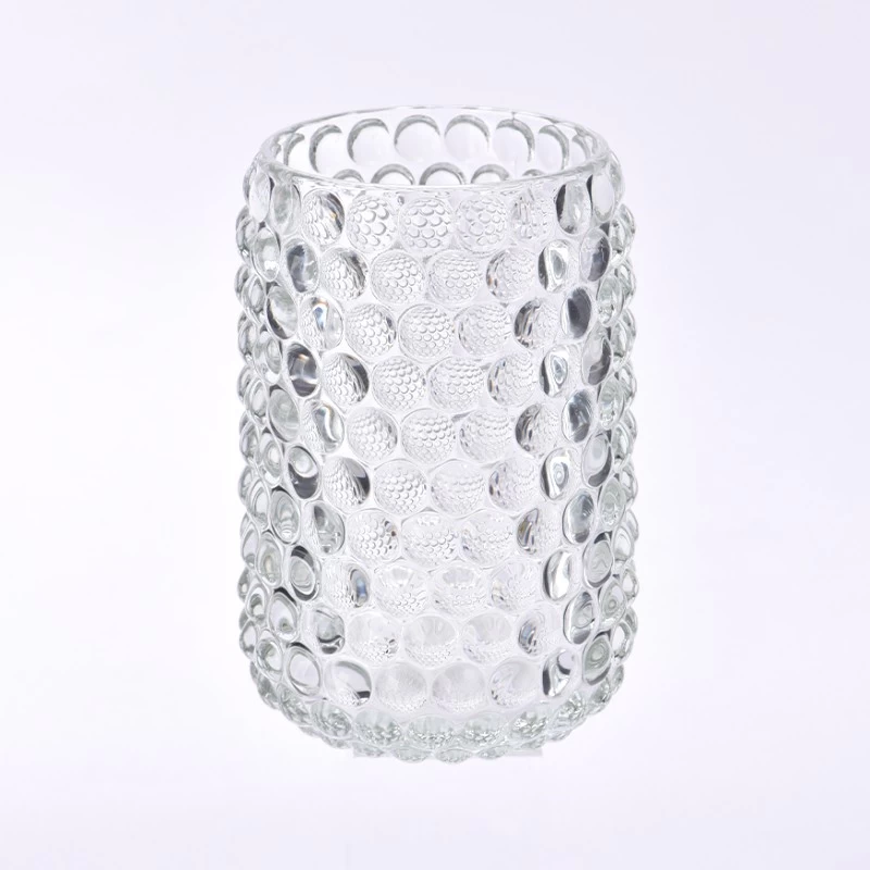 Spots Glass Candle Holders Dots Glass Candle Jar