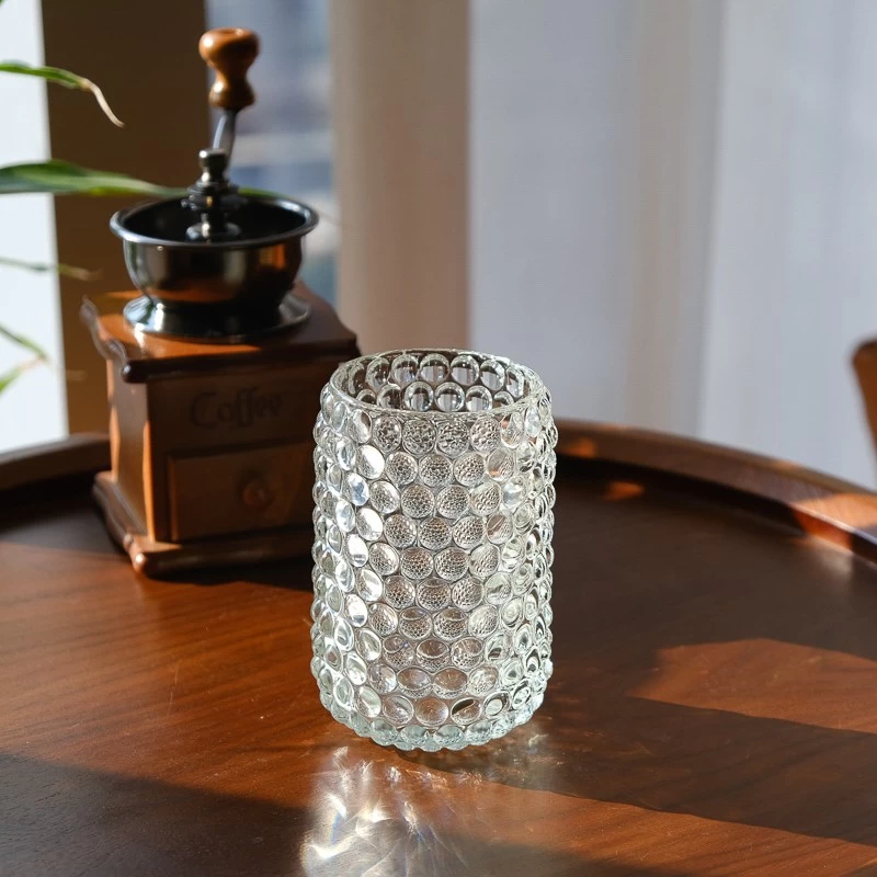 Spots Glass Candle Holders Dots Glass Candle Jar