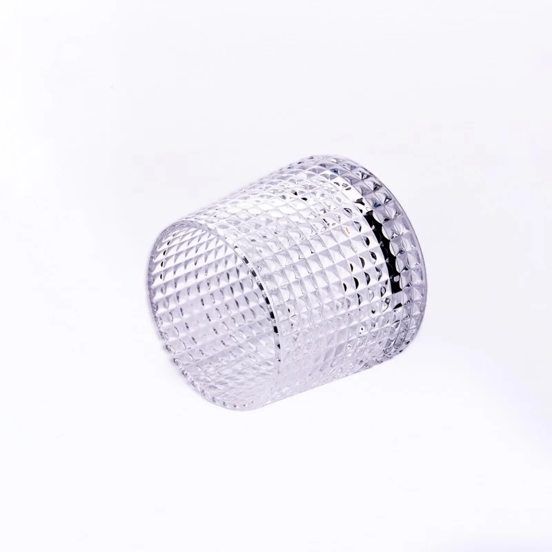 Luxury Heavy Whiskey Glass Empty Glass Jar For Candle Making