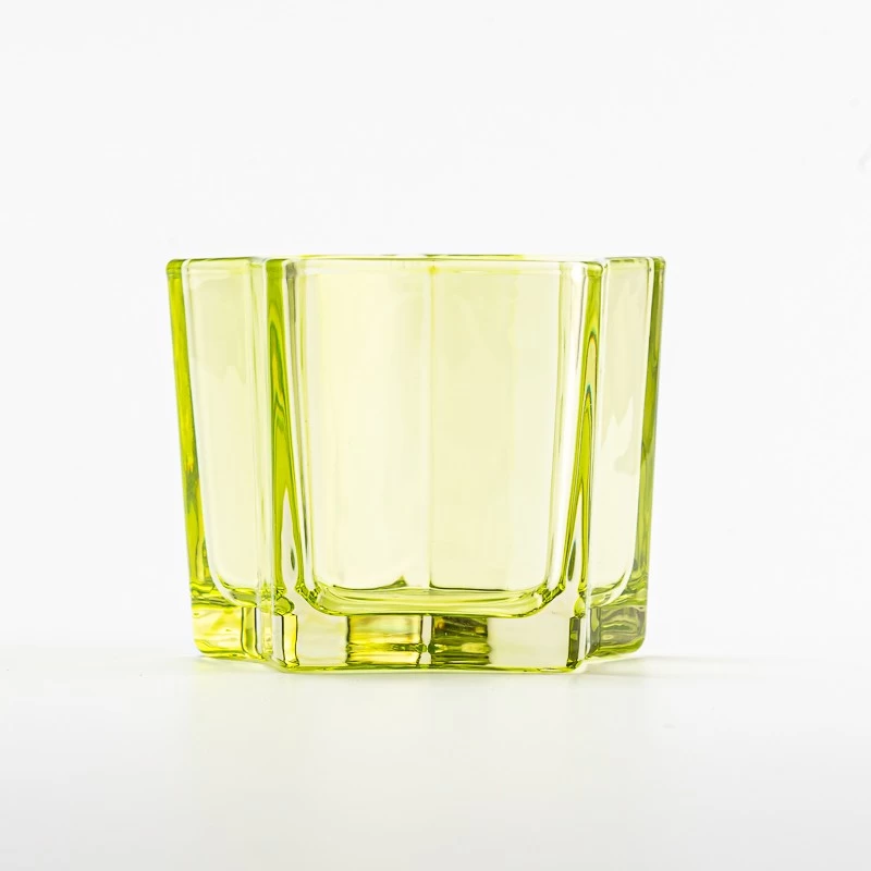 New Arrival Star Shape Glass Candle Holders Votive Glass Candle Holders Wholesale