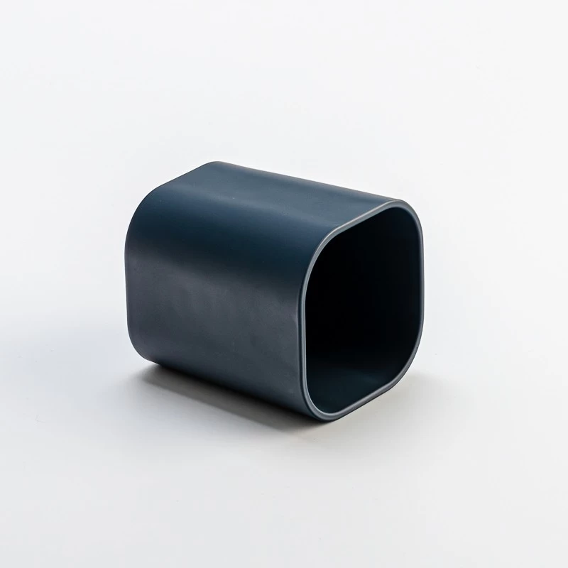 Matte square Glass for Candle Making with home decor