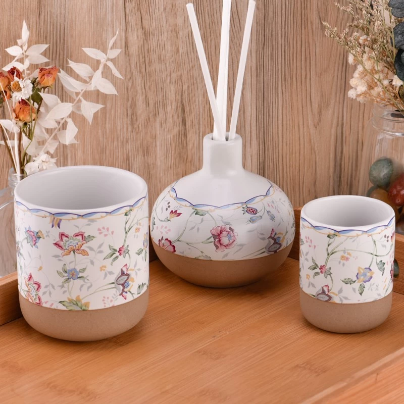 Custom Ceramic Diffuser Bottles For Home Decoration