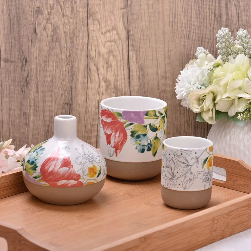 Custom Beautiful Modern Design Ceramic Diffuser Bottles Reed Diffuser Bottles Wholesale