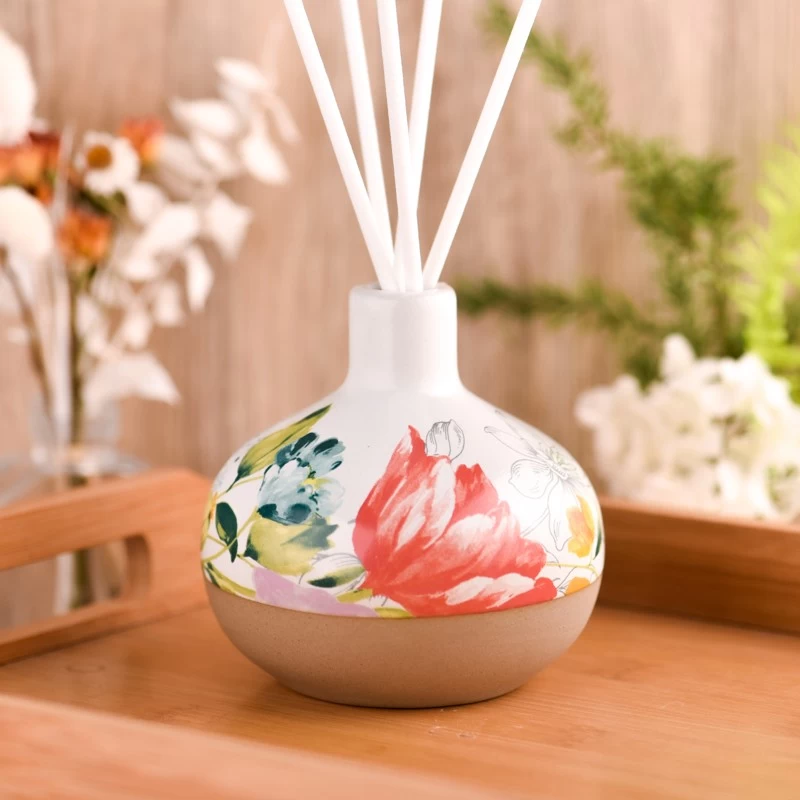 Custom Beautiful Modern Design Ceramic Diffuser Bottles Reed Diffuser Bottles Wholesale