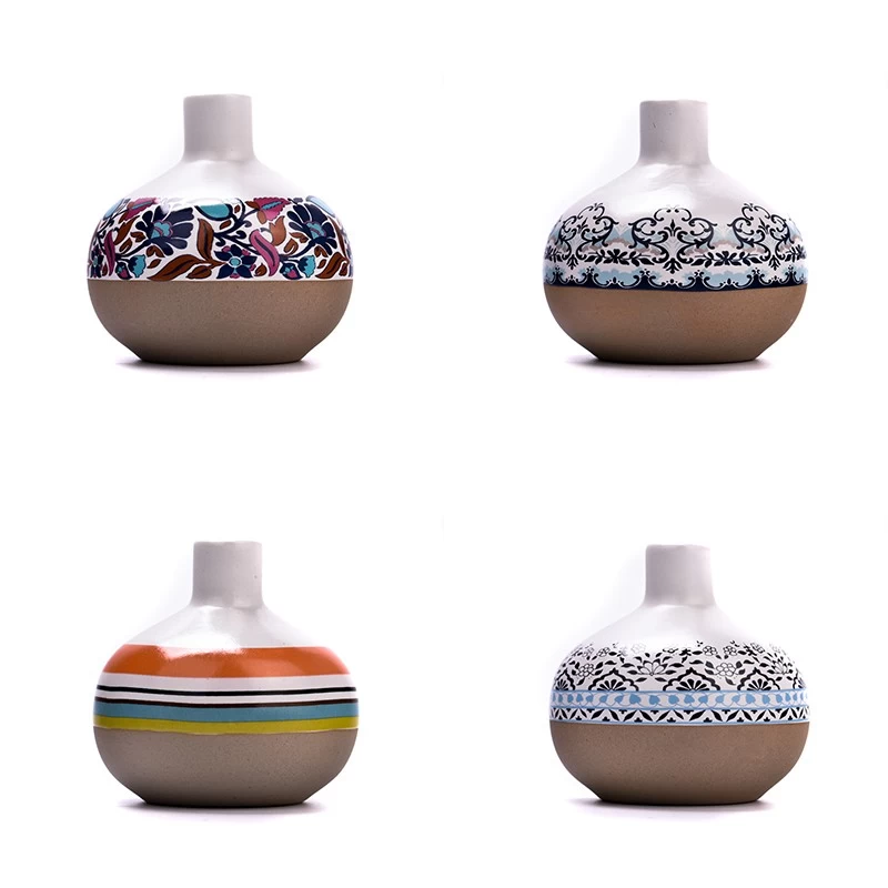 Custom Beautiful Modern Design Ceramic Diffuser Bottles Reed Diffuser Bottles Wholesale