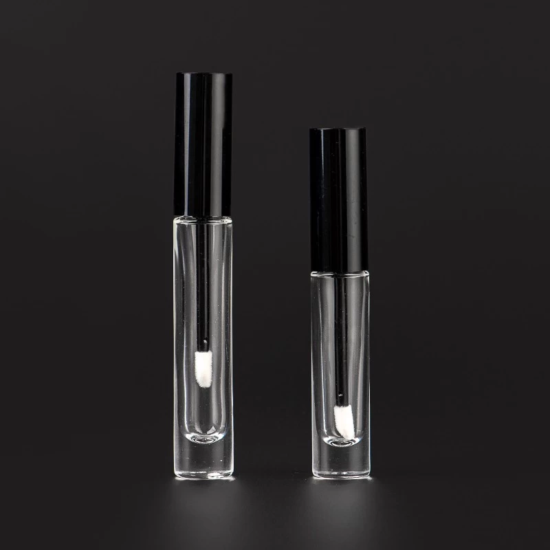  5ml Cosmetics Glass Bottle With black Cap Brush wholesale