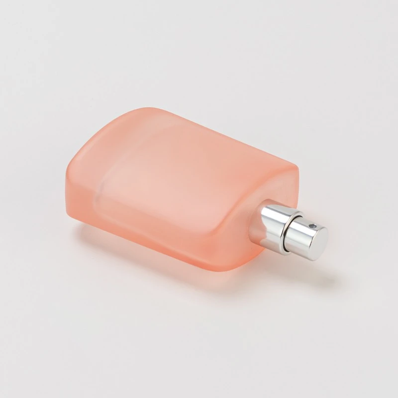  Frosted square Glass Perfume Bottle with home decor