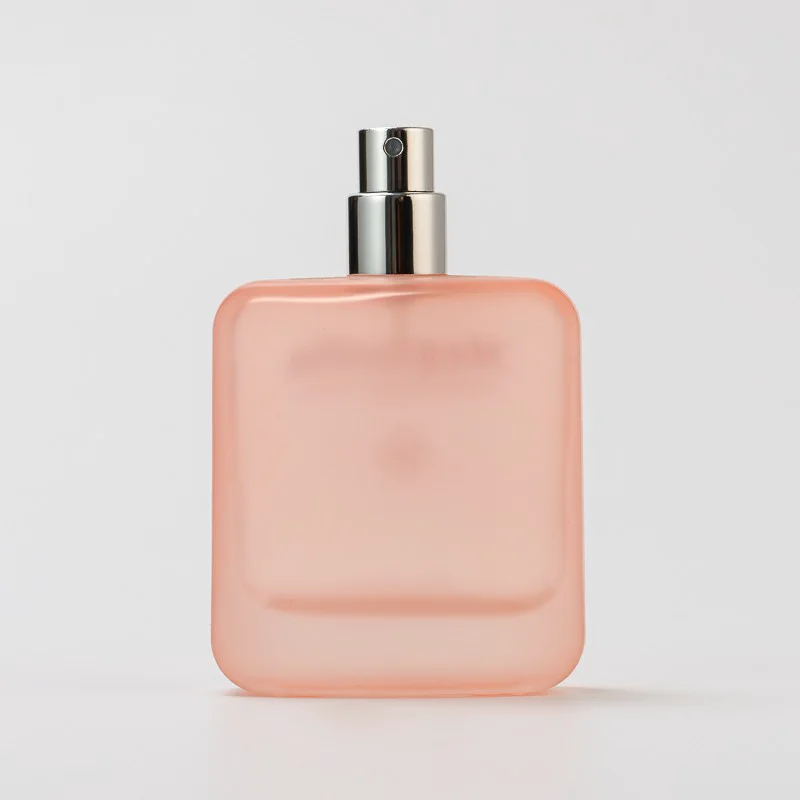  Frosted square Glass Perfume Bottle with home decor