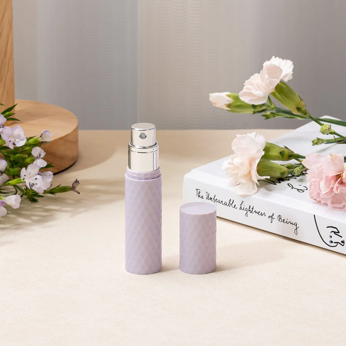 Wholesale Custom Plastic 5ml Refillable Perfume Atomizer Spray Bottle for Travel