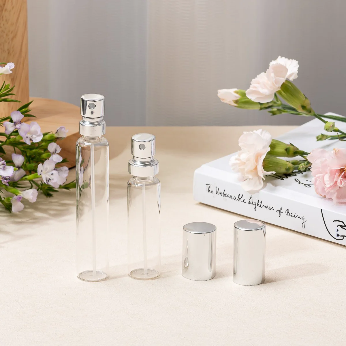 15ml clear glass perfume bottle home decor