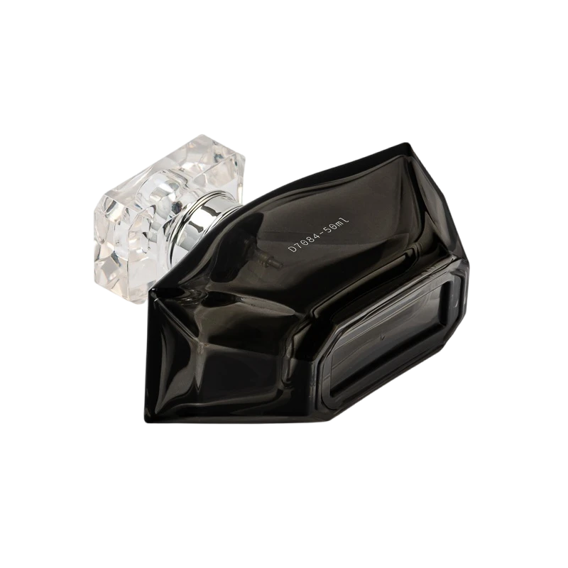 Polygonal Glass Spray Bottles Luxury Glass Perfume Bottles