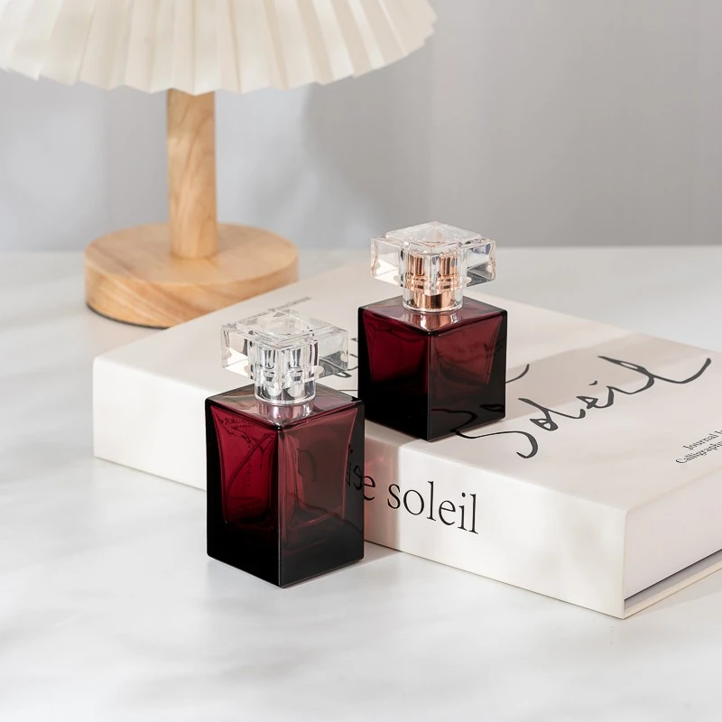 Private Label Square Glass Perfume Bottles Wholesale