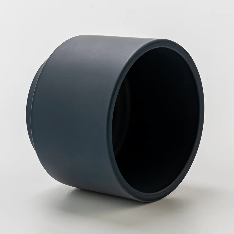 Empty blue color Glass Jar round Elegant Glass Jar Wholesale