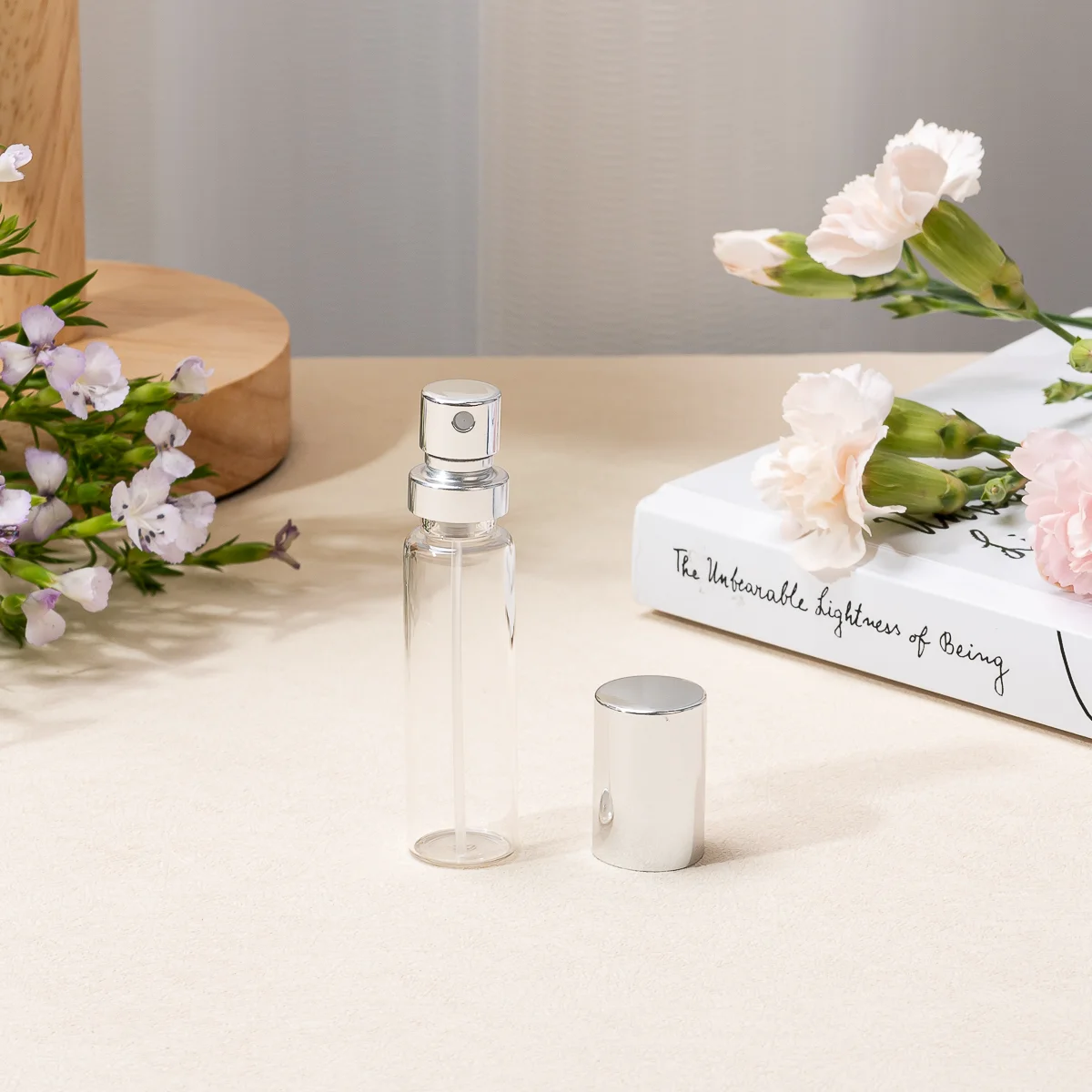 5ml 10ml 15ml Empty Clear Glass Spray Perfume Bottles wholesale