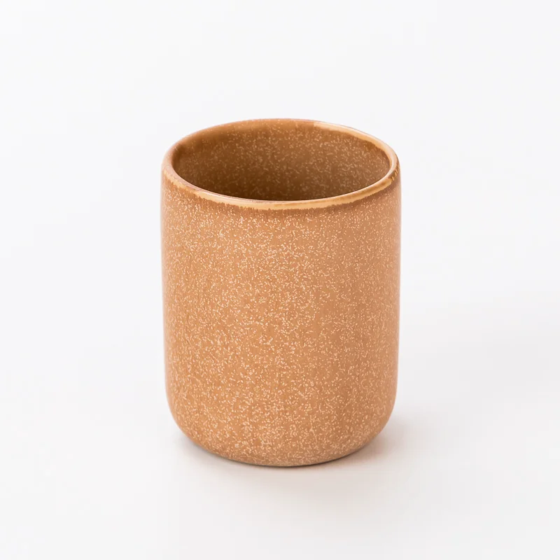 Clay Ceramic Candle Container Matte Candle Vessel Wholesale