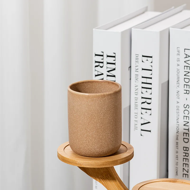 Clay Ceramic Candle Container Matte Candle Vessel Wholesale